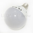 Lampada sfera pallina mini globo G45 bulbo 6W E14 luce fredda 6000°k 500 Lumen