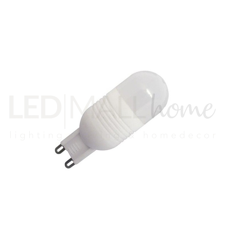 kit 10 lampade led g9 3w 6000k bianco freddo