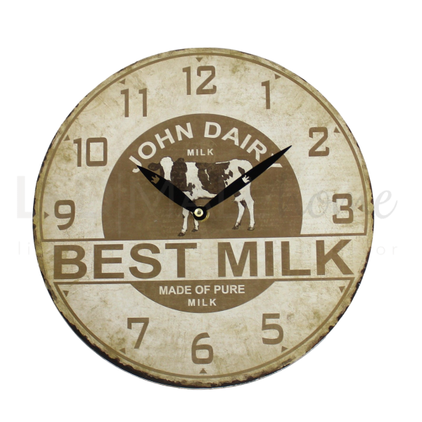 Orologio in mdf best milk vintage