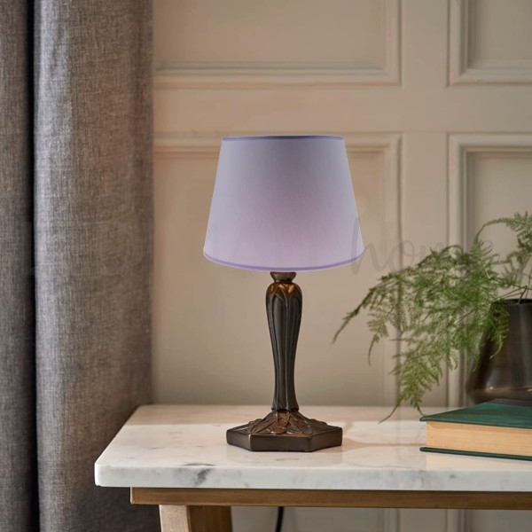 Paralume per lampada da tavolo o piantana in tessuto diam 30cm lilla